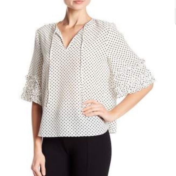 14th & Union Tops - 14th & Union Polka Dot Blouse